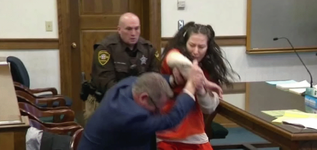 She was in his cell, waiting to be executed, and he asked as a last