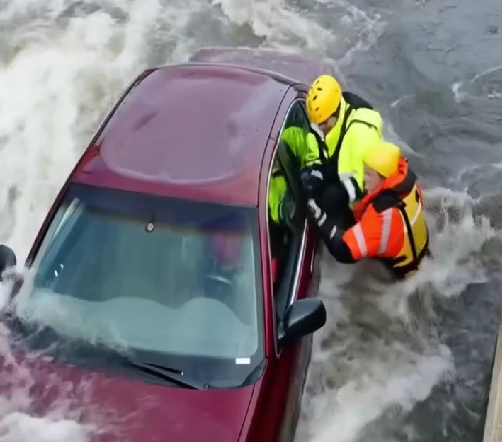 Family found in car in river they were with their m…See details