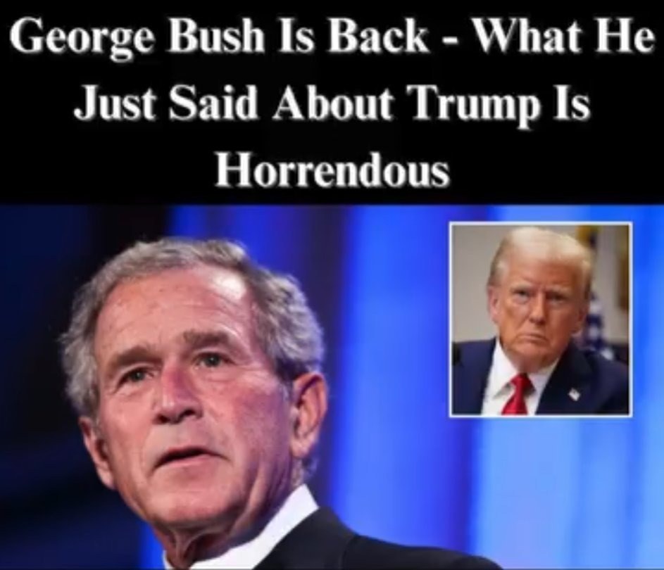 G W Bush Teams With Democrats To Denounce Trumps USAID Cuts