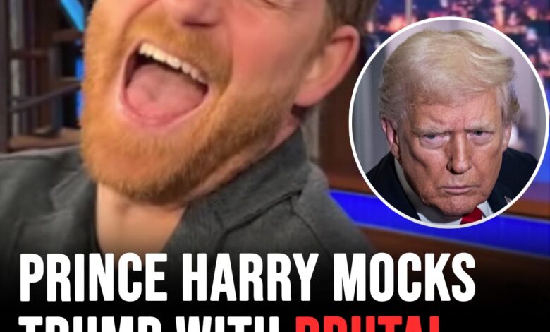 Prince Harry mocks Trump with brutal joke!
